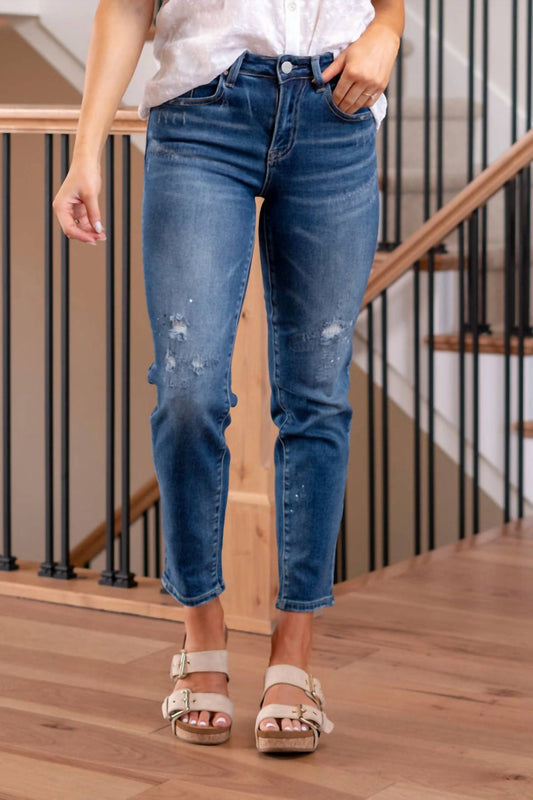 Risen - Layne Mid-rise Tapered Leg Jeans