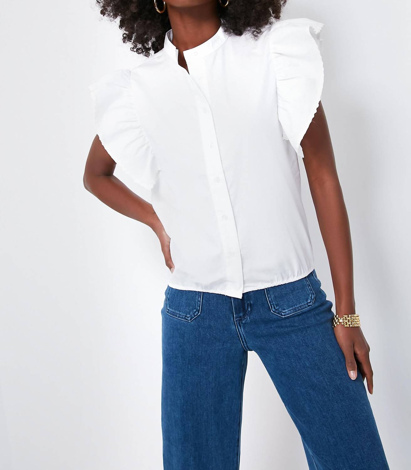 The Shirt - Spring Flutter Sleeve Shirt