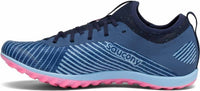 SAUCONY Women's Havok Xc2 Running Shoe in blue citron viz pink - women's shoe