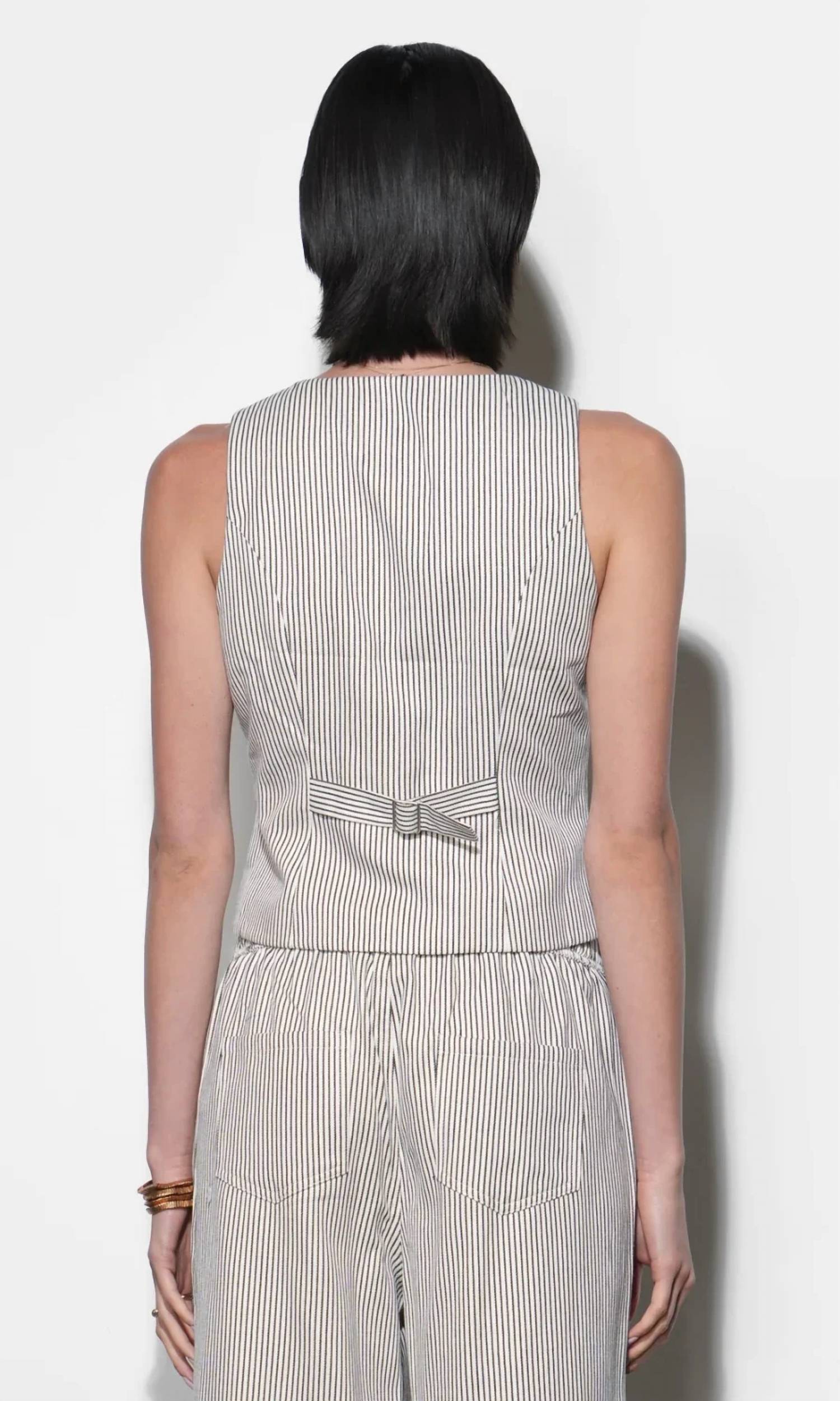 Greylin - Alice Canvas Stripe Vest