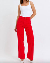 Judy Blue - Corduroy Wide Leg Trousers