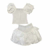 Tweenstyle - Girl's Eyelet Skirt Set