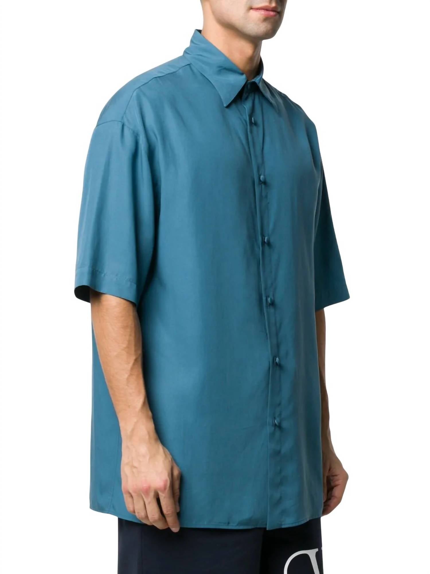 Valentino - Short Sleeved Shirt With A Wide Design