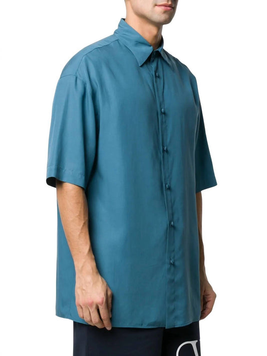 Valentino - Short Sleeved Shirt With A Wide Design