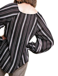 Umgee - Striped Gathered Blouse