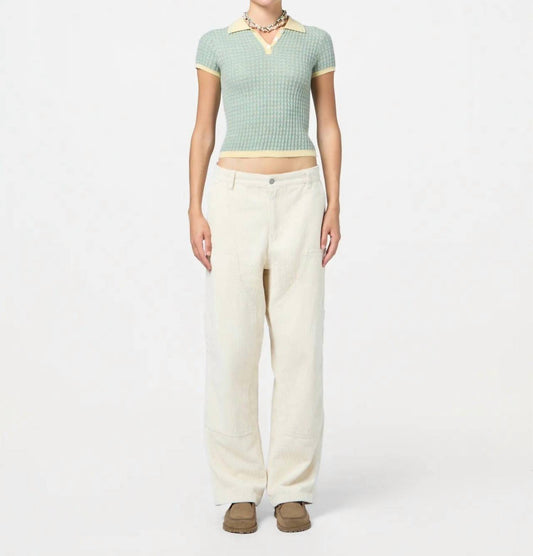 Guest In Residence - Chevron Shrunken Polo