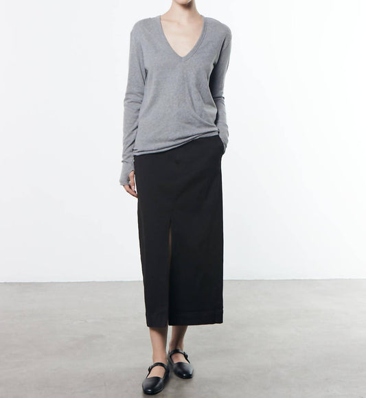 Enza Costa - CASHMERE LOOSE LONG SLEEVE TEE