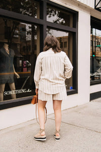 Gentle Fawn - STRIPED LINEN SHIRT