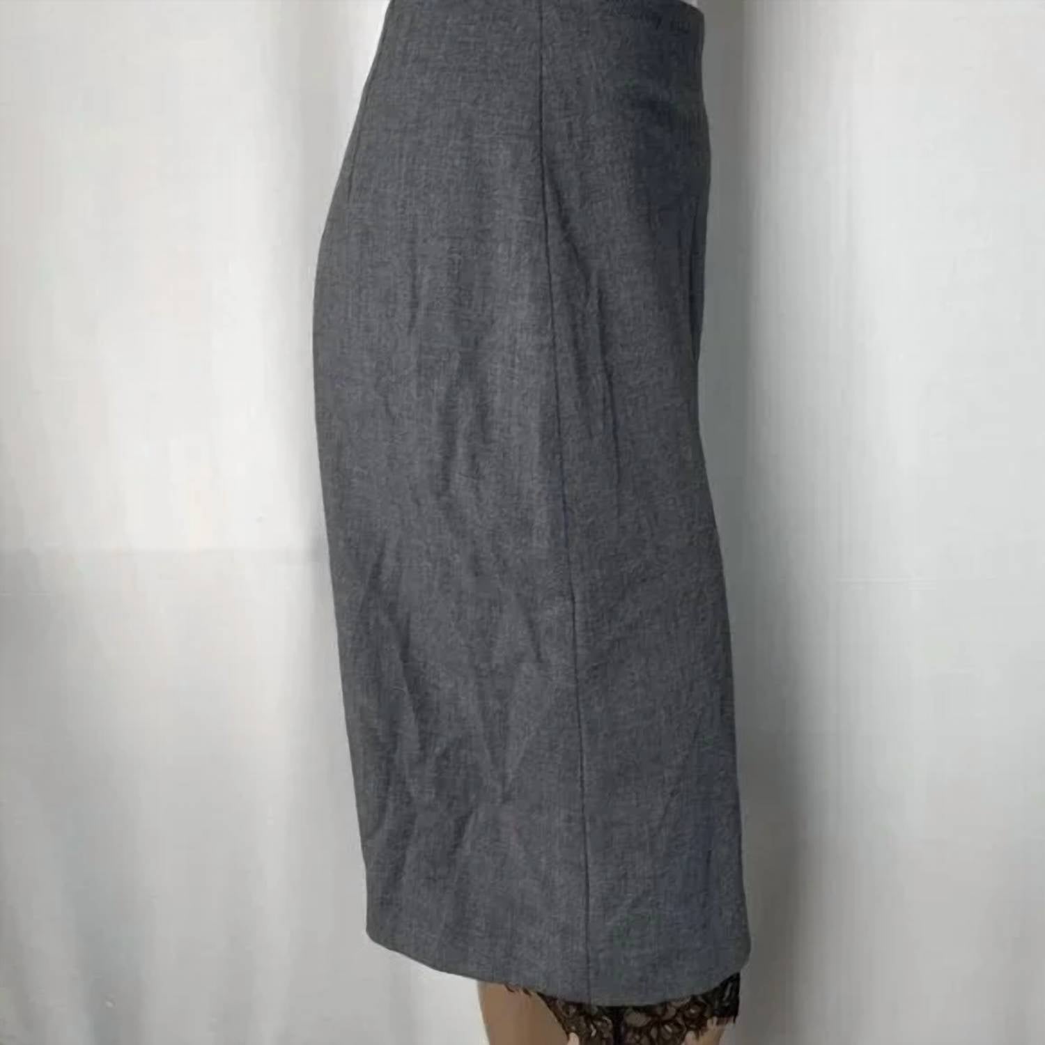 Astr - Women's Itzayana Pencil Skirt With Lace Trim
