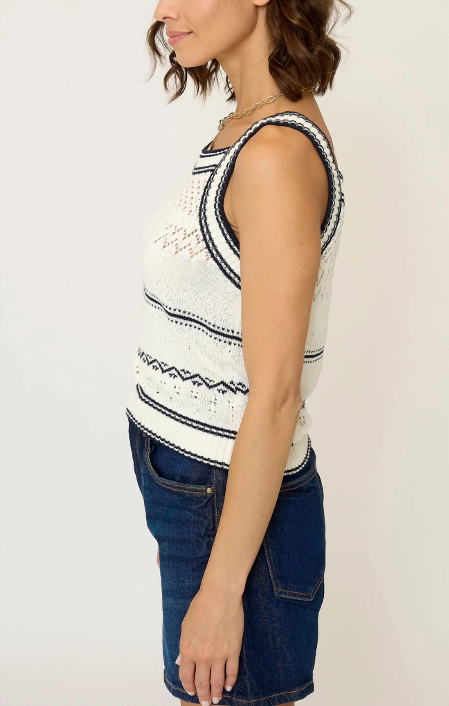 Central Park West - Emanuel Nautical Stripe Tank