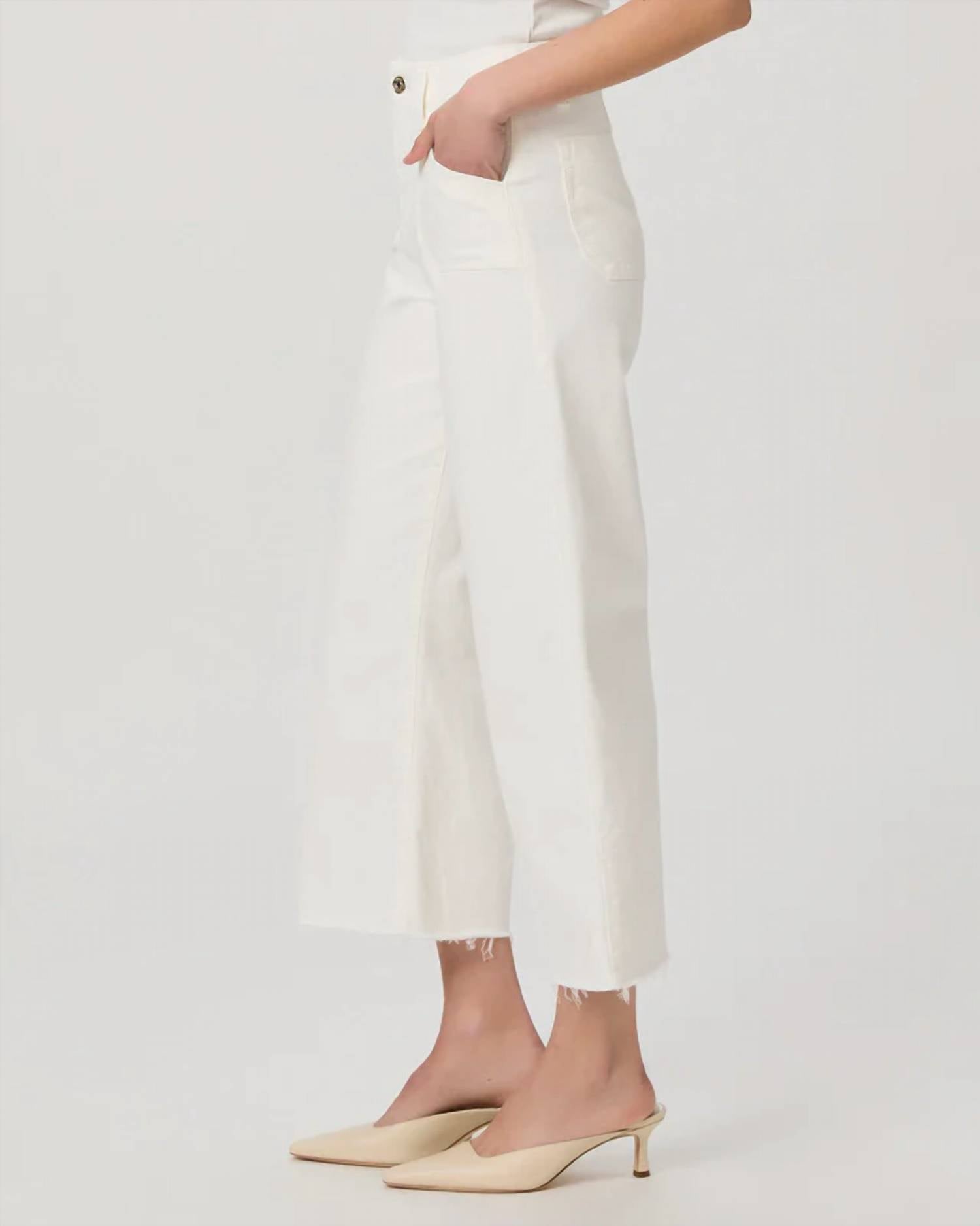 Paige - Anessa Wide Leg Vintage Welt Pocket Jeans