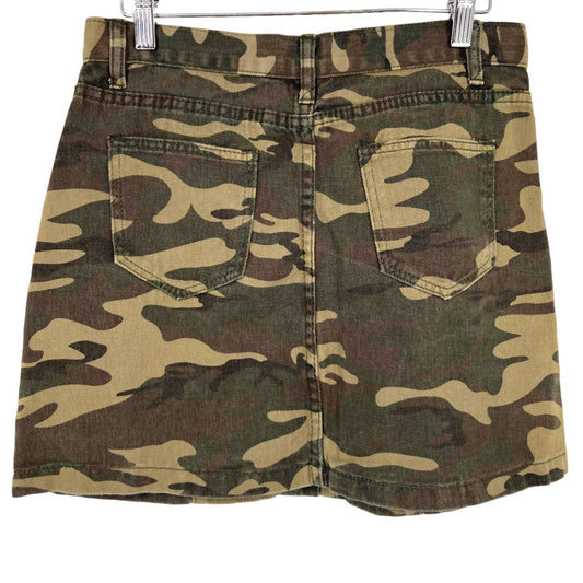 O & O Denimwear - Women's Camouflage Mini Skrt
