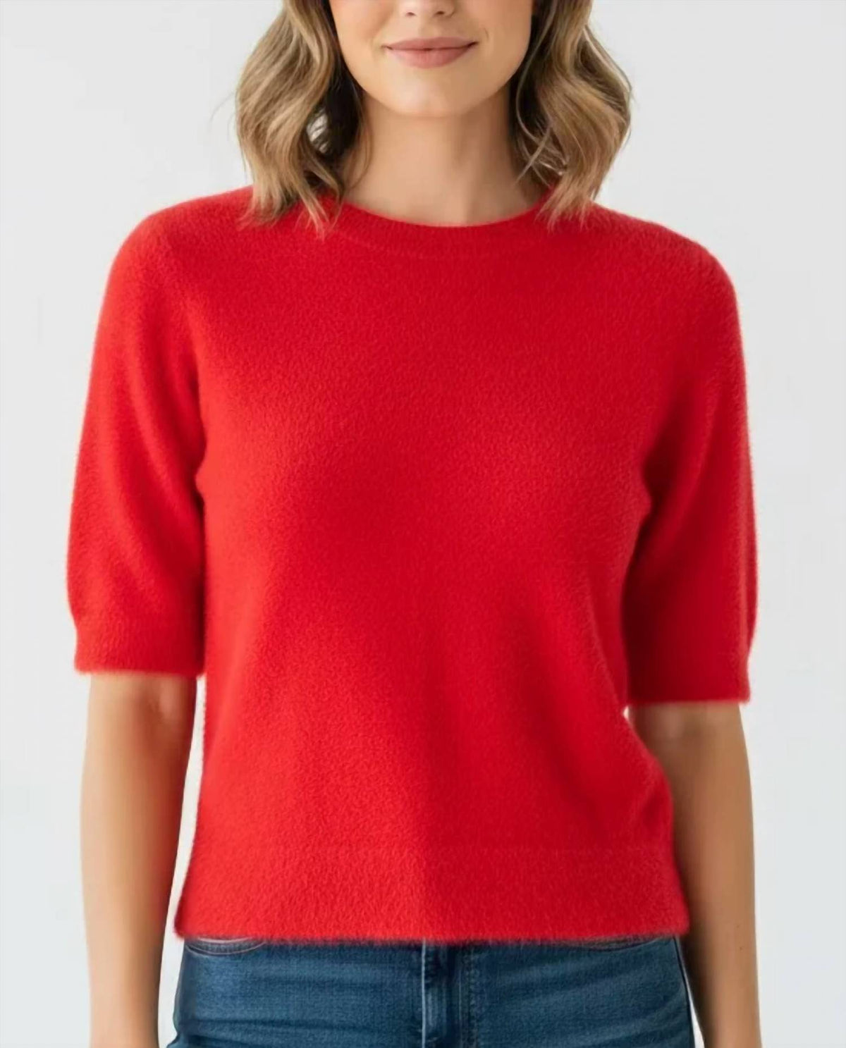 Geegee - Crew Neck Short Sleeve Sweater