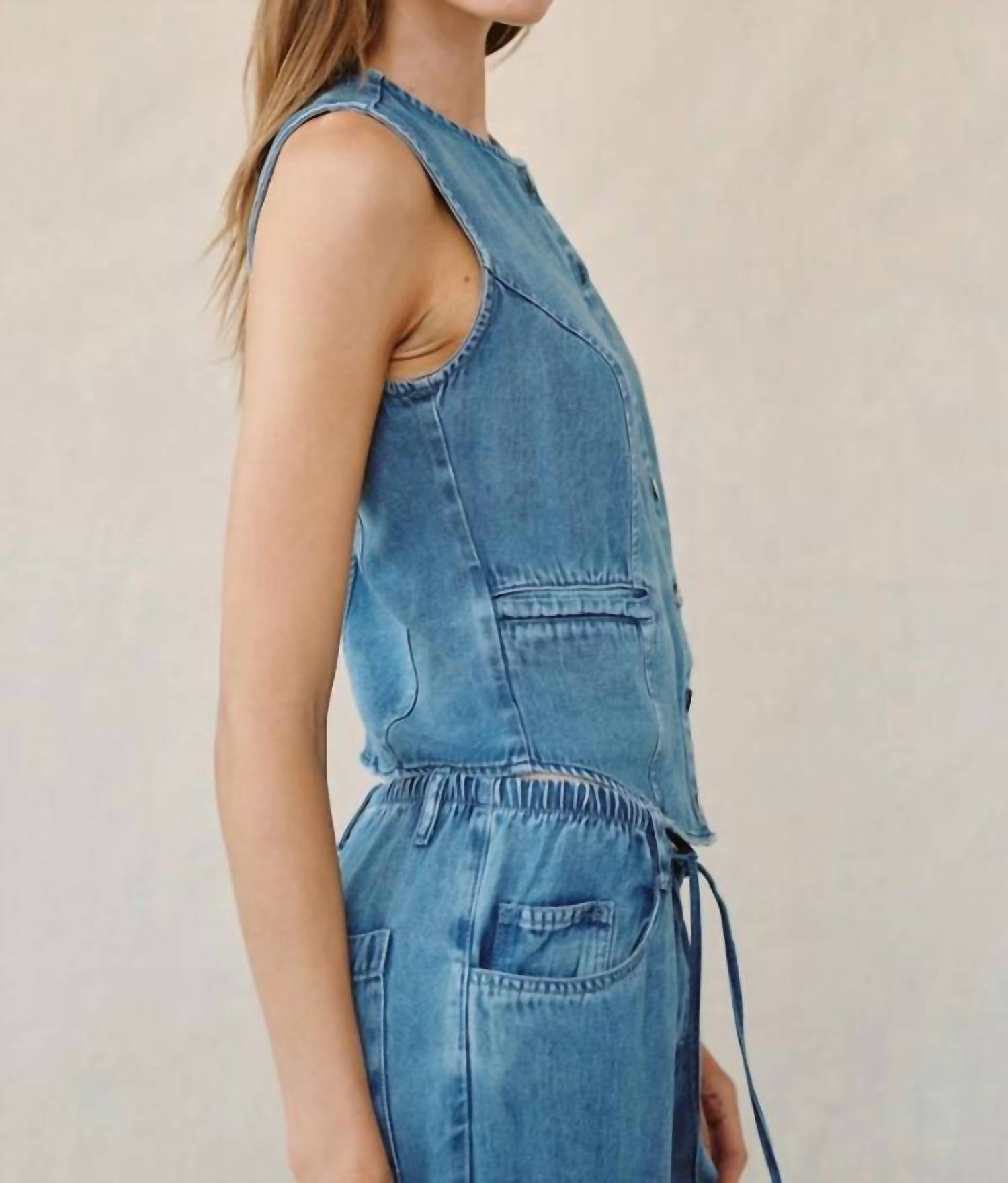 Bella Dahl - High Neck Fitted Vest
