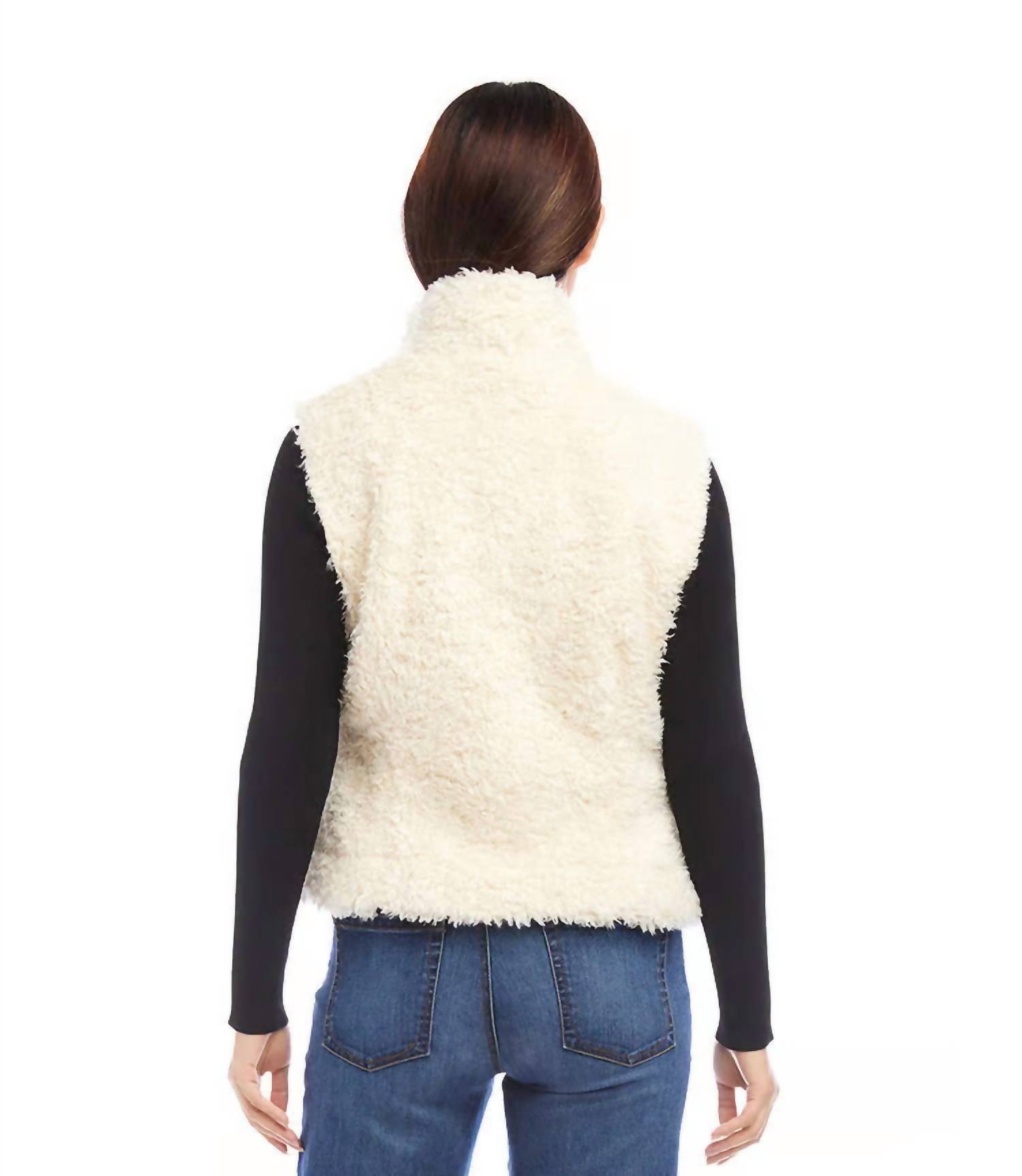 Karen Kane - Cordelia Faux Shearling Vest