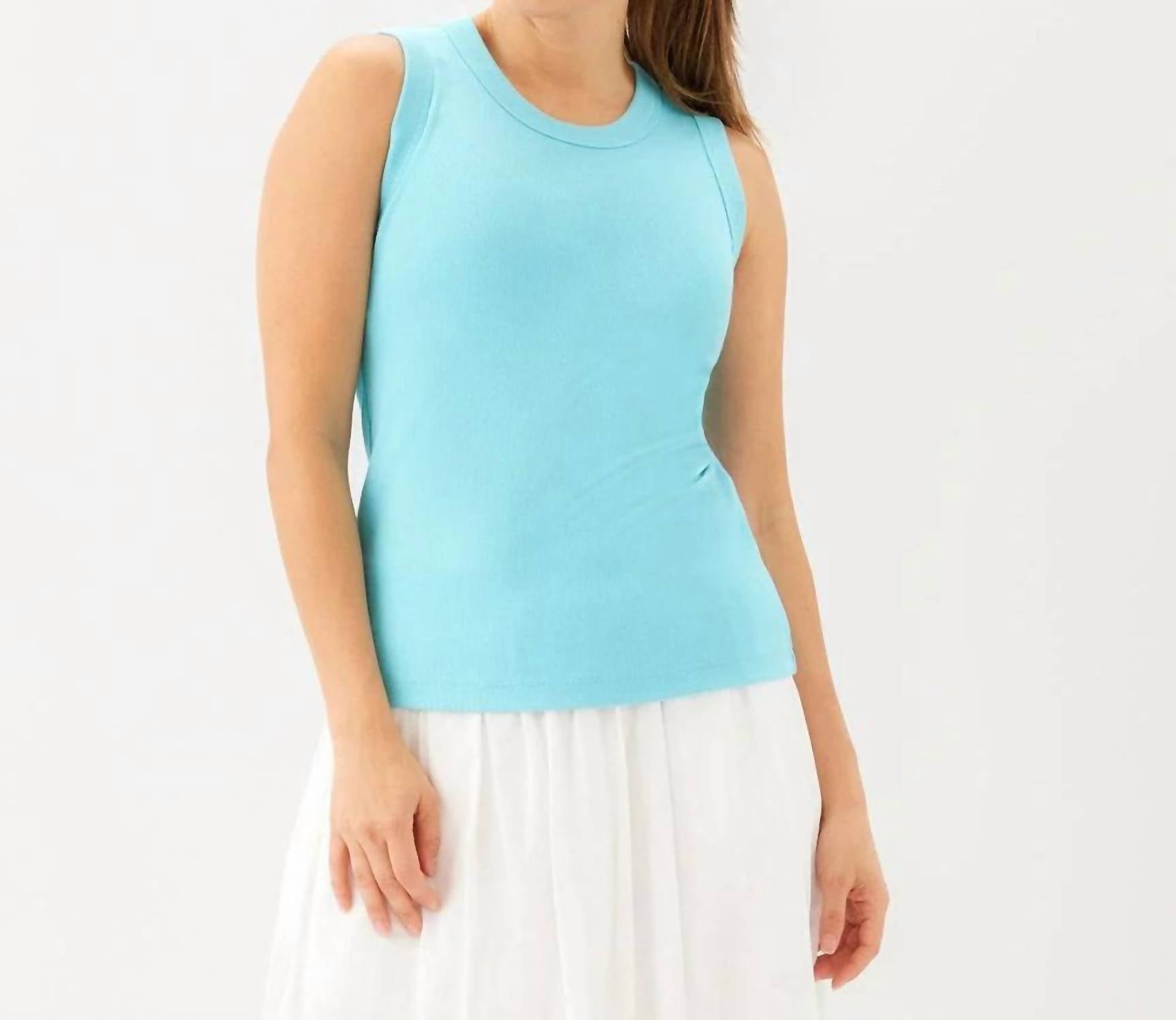 Karen Kane - Ribbed Crewneck Tank