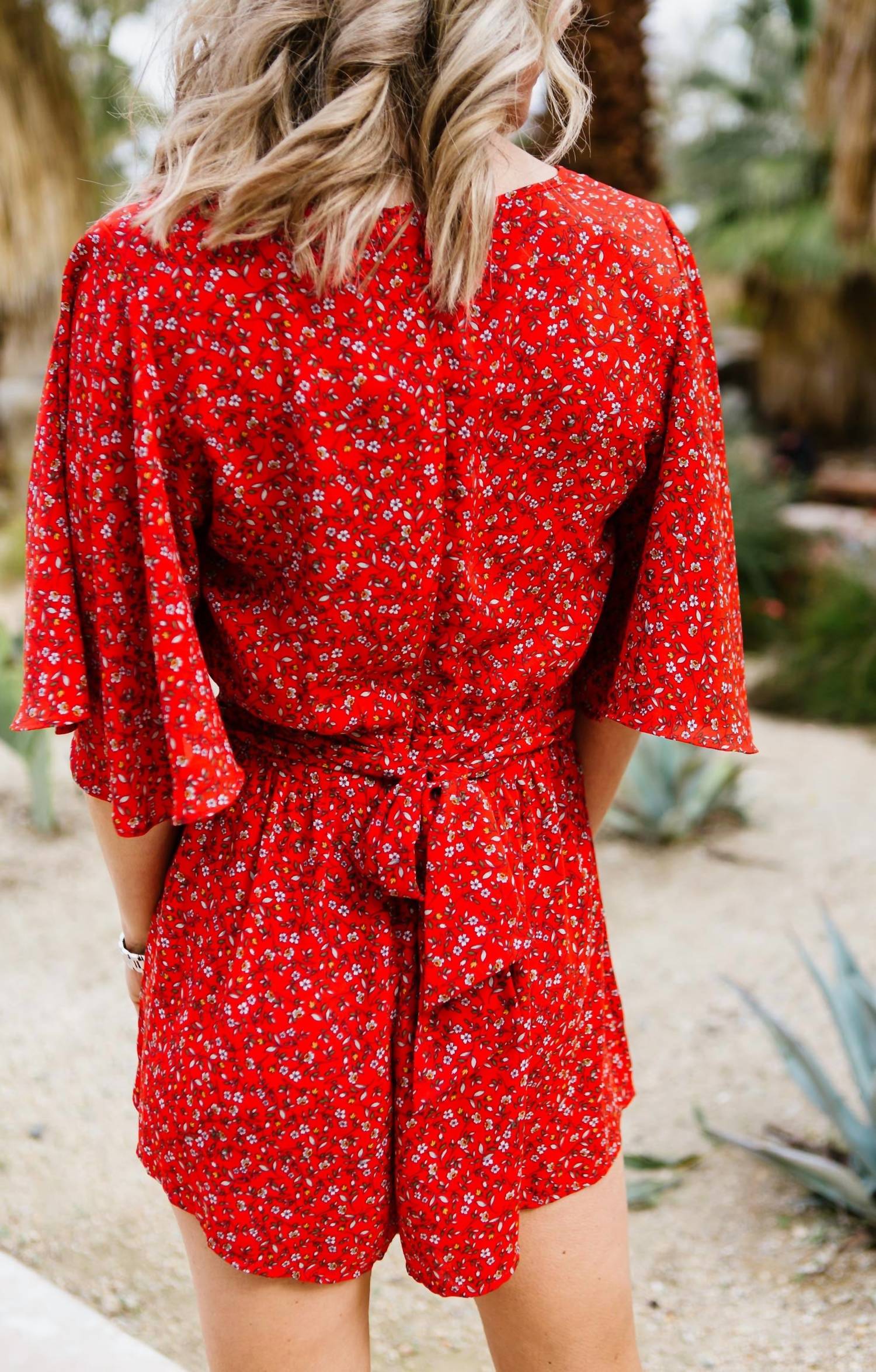 Spring Breaker Flutter Sleeve Romper