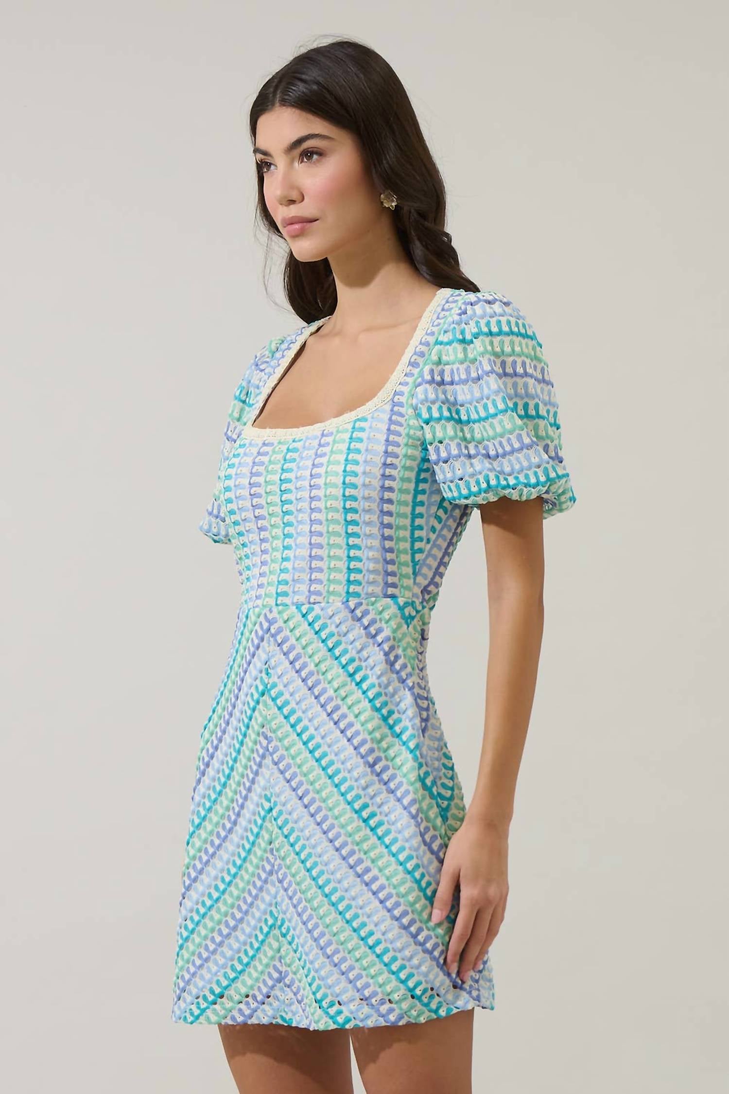 Sugarlips - Widley Crochet Reyna Mini Dress