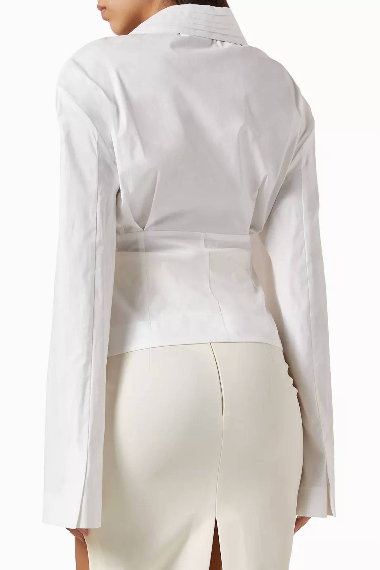 A.W.A.K.E. Mode - Cummerbund Collar Tuxedo Top