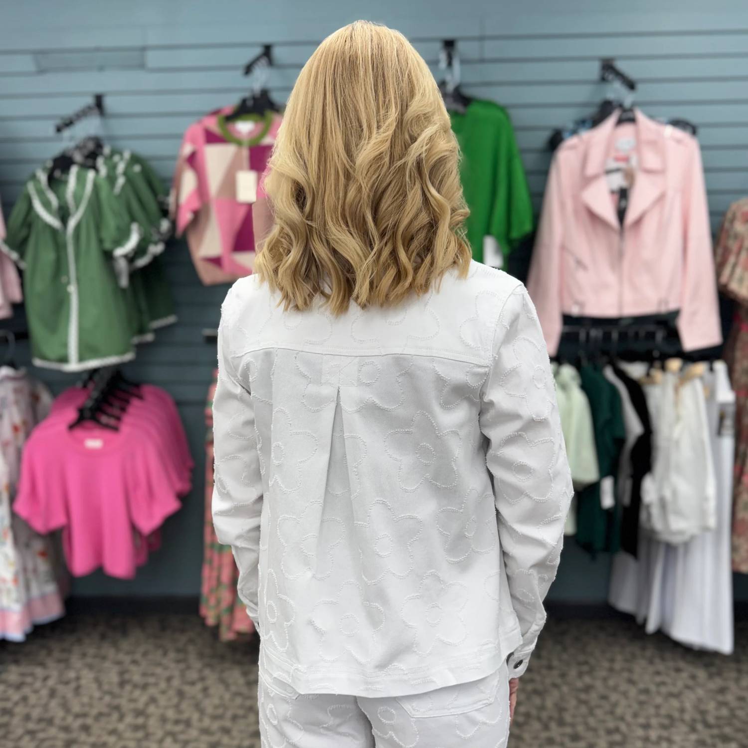 Habitat - Etched Flower Pleat Back Jacket