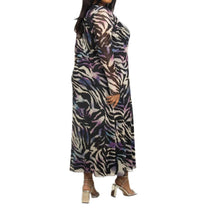 Fashion Szn Curve - Zebra Print Mesh Midaxi Dress - Plus