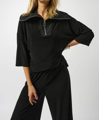 Joseph Ribkoff - Silky Knit And Memory Knit Culotte Jumpsuit