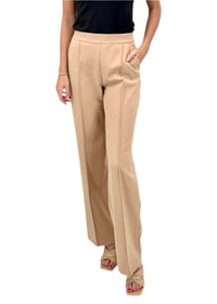 MAC Jeans Chiara Smart Pant in camel - women's pants