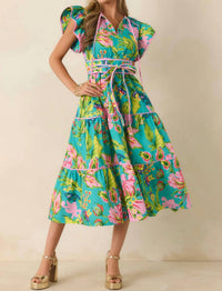 Prosperina - Leighton Tiered Midi Dress