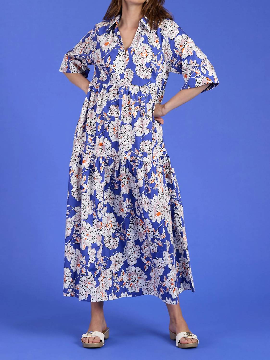 Tyler Boe - Cara Tiered Midi Dress