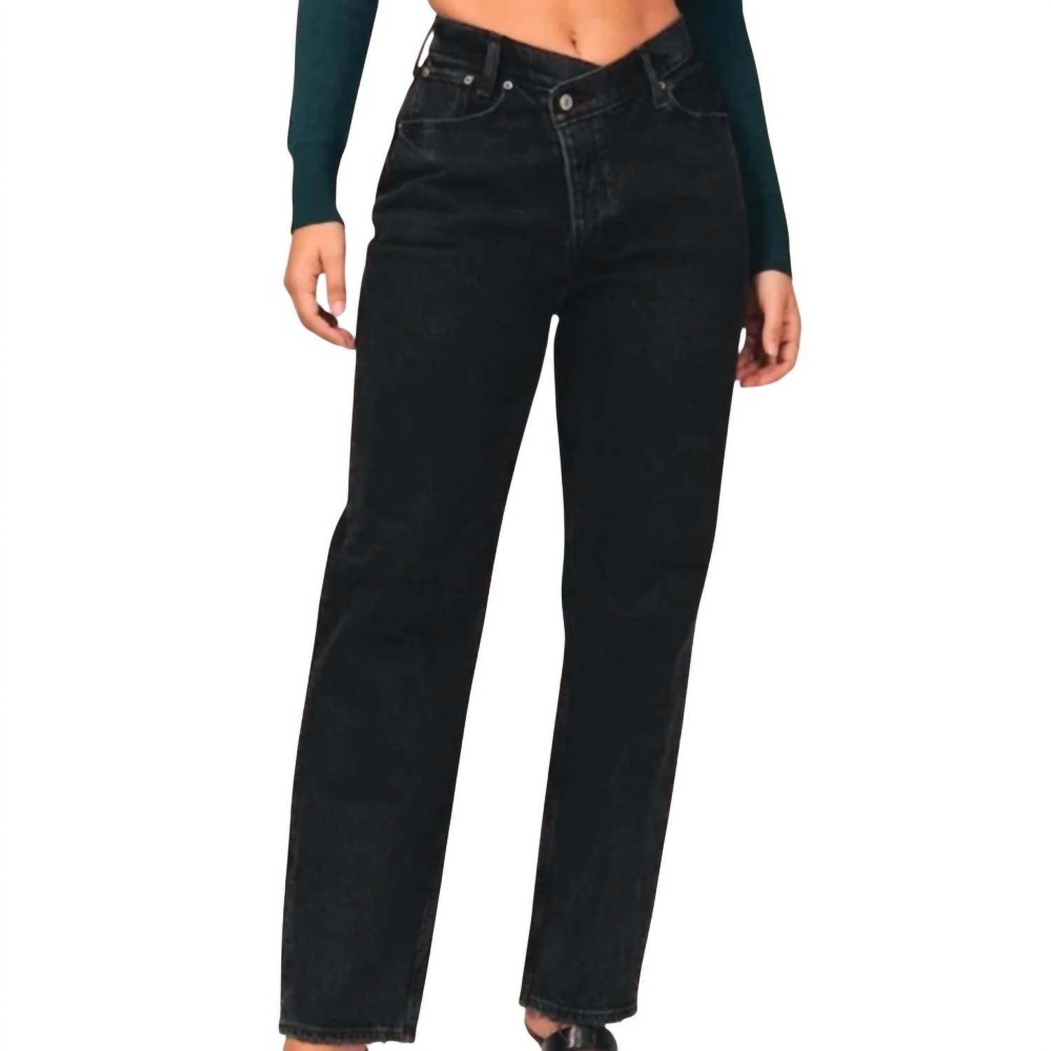 Abercrombie & Fitch - Curve Love High Rise Dad Jeans
