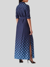 Casablanca - Gradient Silk Shirt Dress