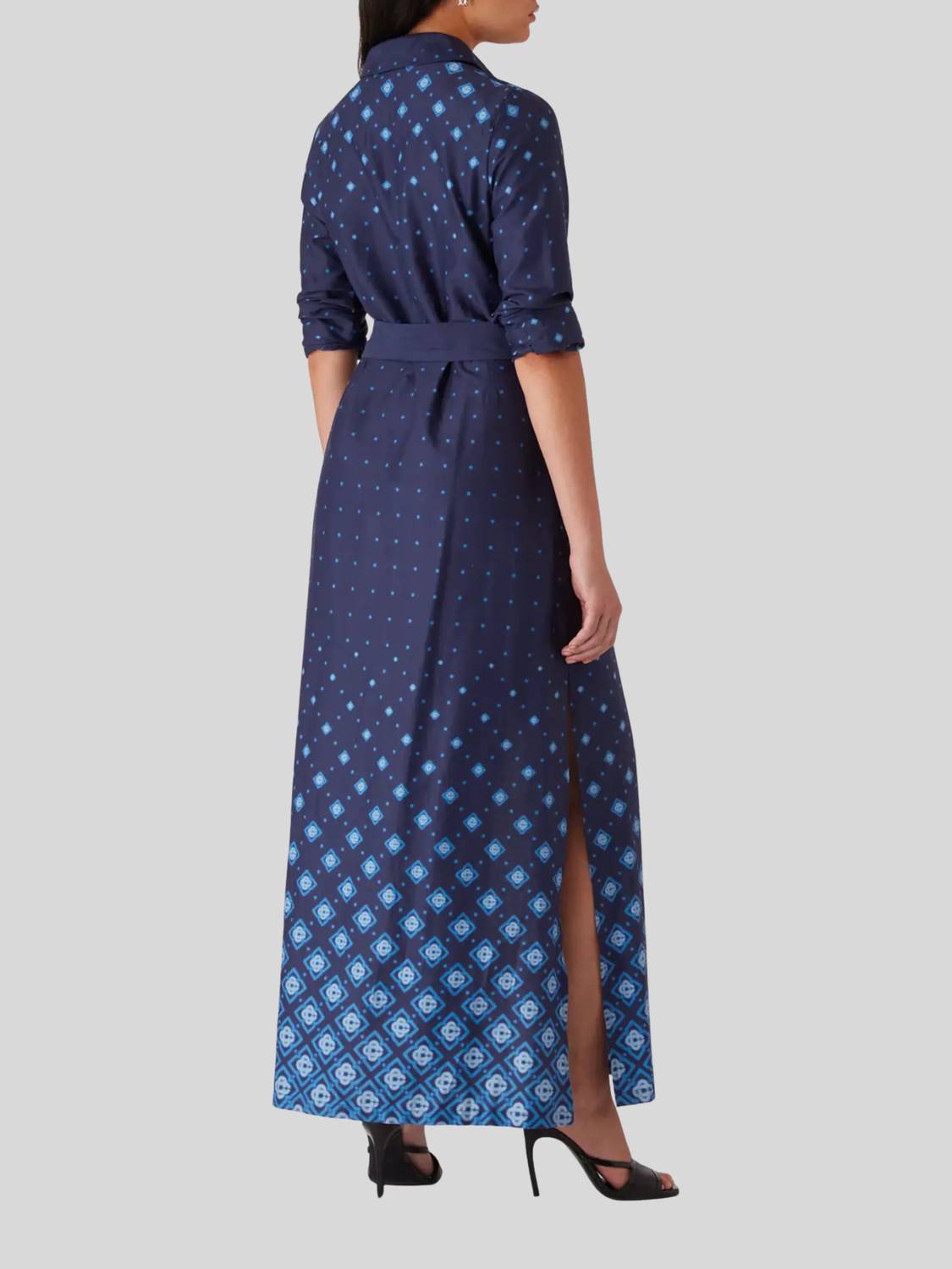 Casablanca - Gradient Silk Shirt Dress
