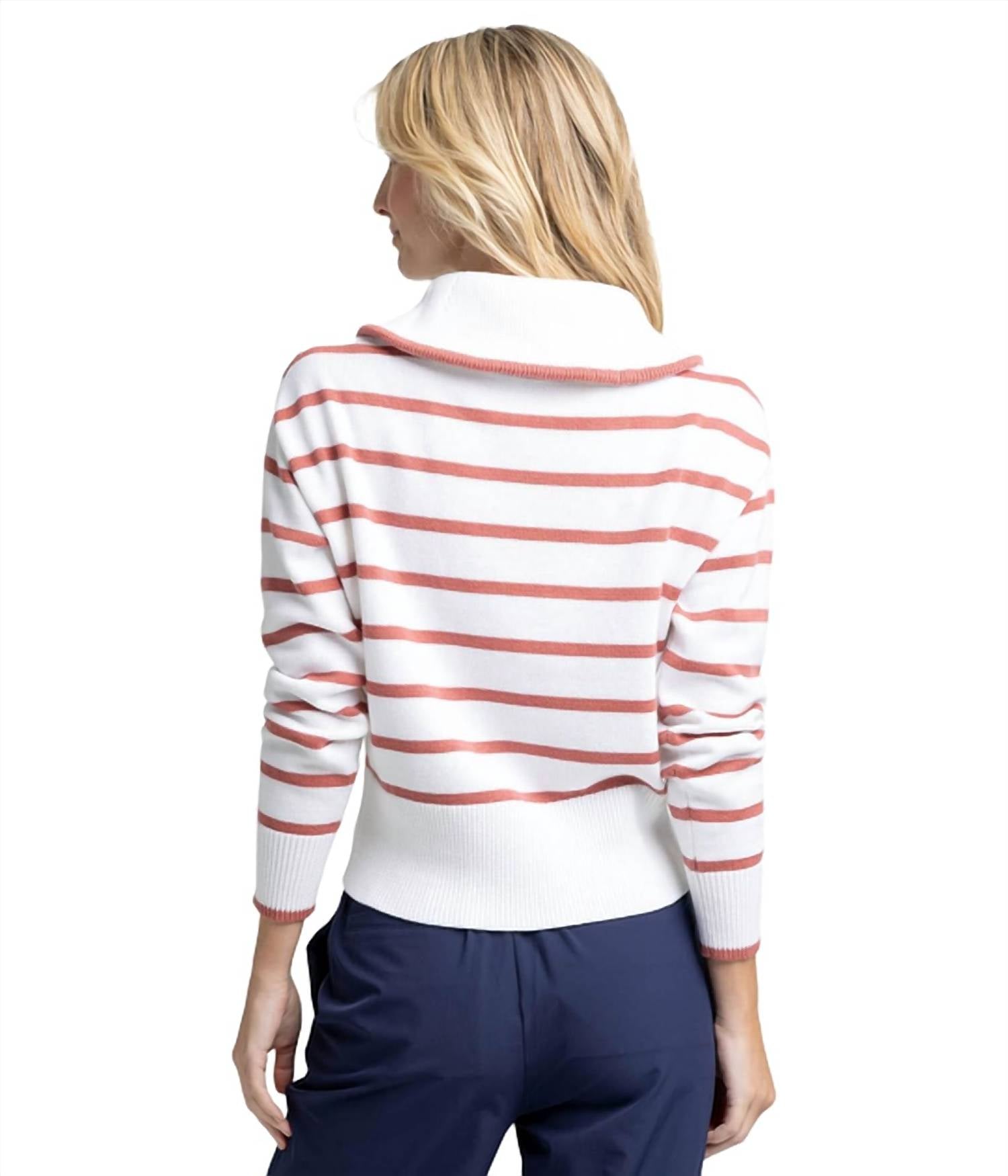 Southern Tide - Maizy Quarter Zip Sweater