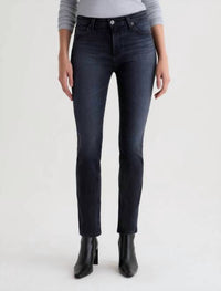 AG Jeans Mari Mid-rise Slim Straight Jean in glitch - women's jeans