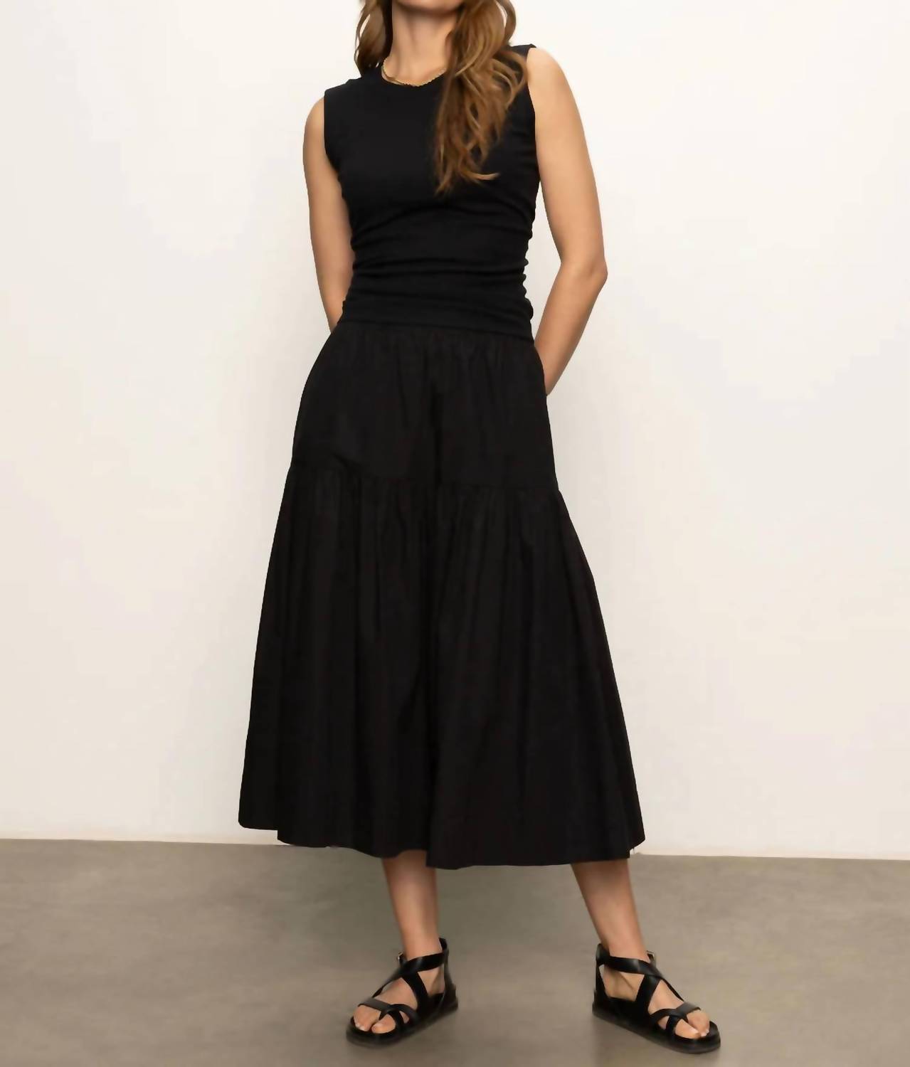 Sanctuary - Poplin Prairie Midi Skirt
