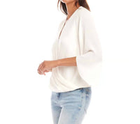 Karen Kane - Daphne Drape Front Crossover Top