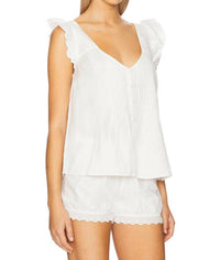 Sanctuary - Time Off Shell V-neck Top