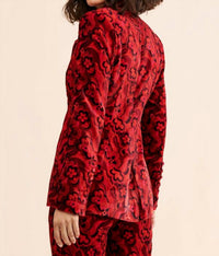 For Love & Lemons - Penny Psychedelic Floral Print Blazer