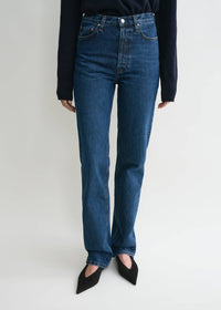 Toteme - Classic Cut Full Length Denim Jean