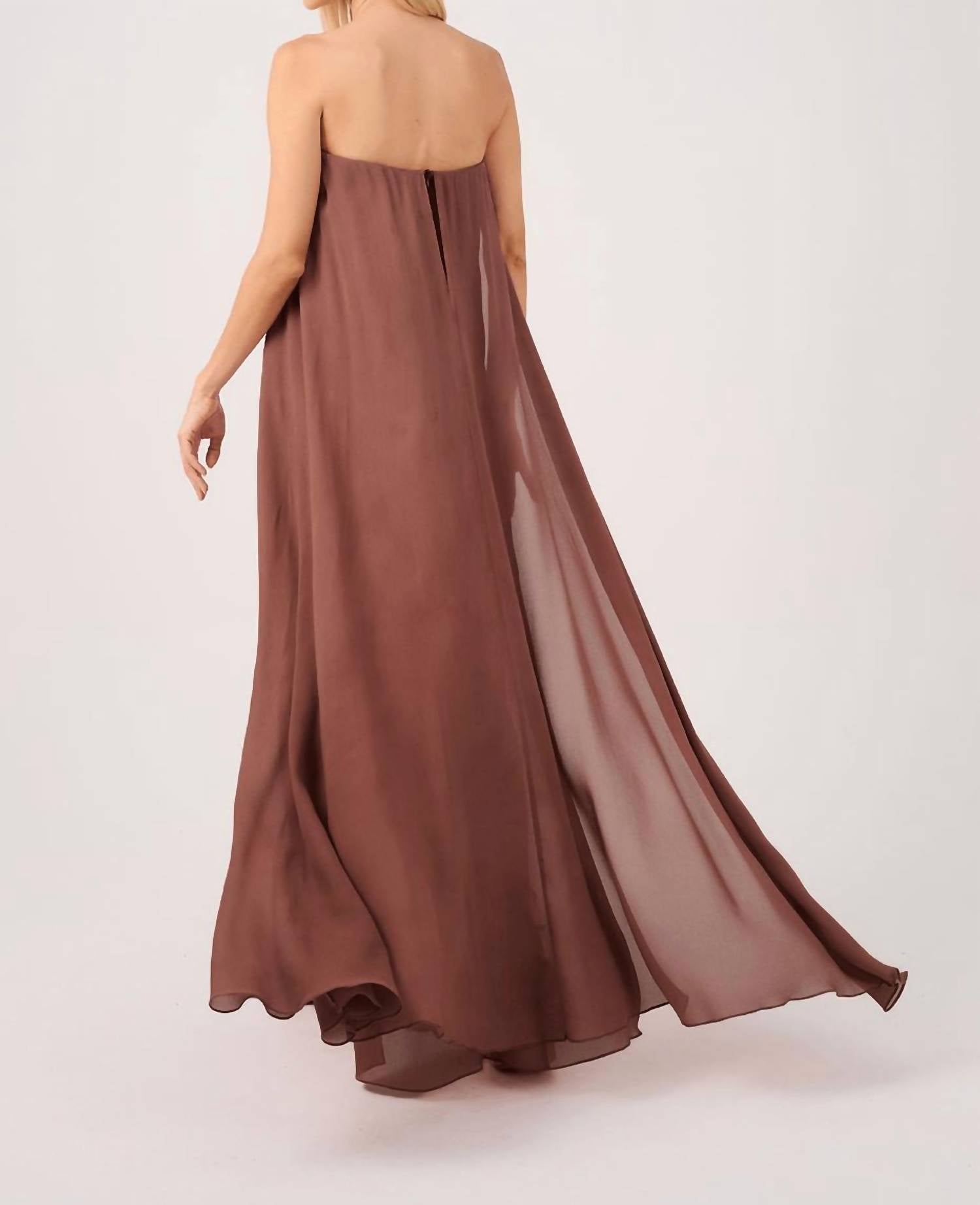 Dress To - Strapless Maxi Dress