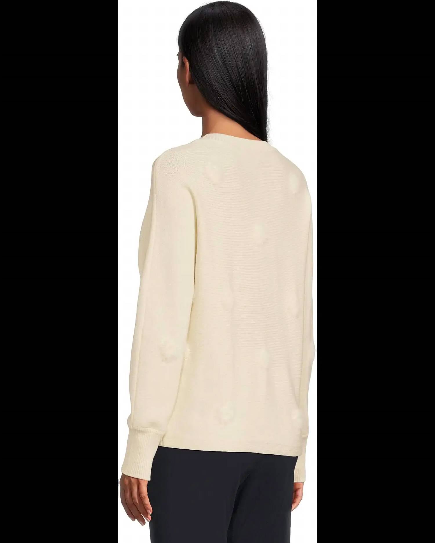 Elliott Lauren - On The Dot Long Sleeve Crew Neck Sweater