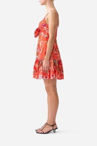 Camilla - Tie Front Short Dress