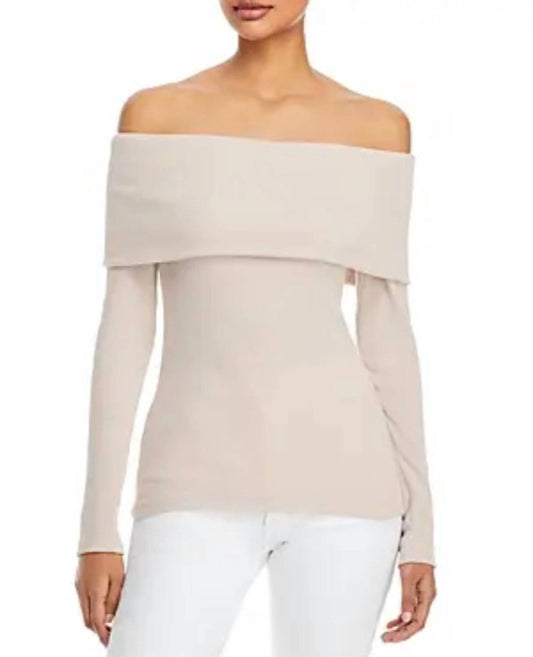 Enza Costa - Sweater Knit Off The Shoulder Top