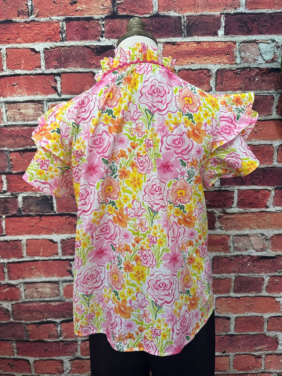Jodifl Women's Floral Me Pretty Blouse - women's blouse - alternate view
