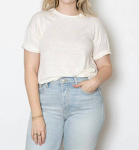 Ma'Ry'Ya - Linen R-neck Tee