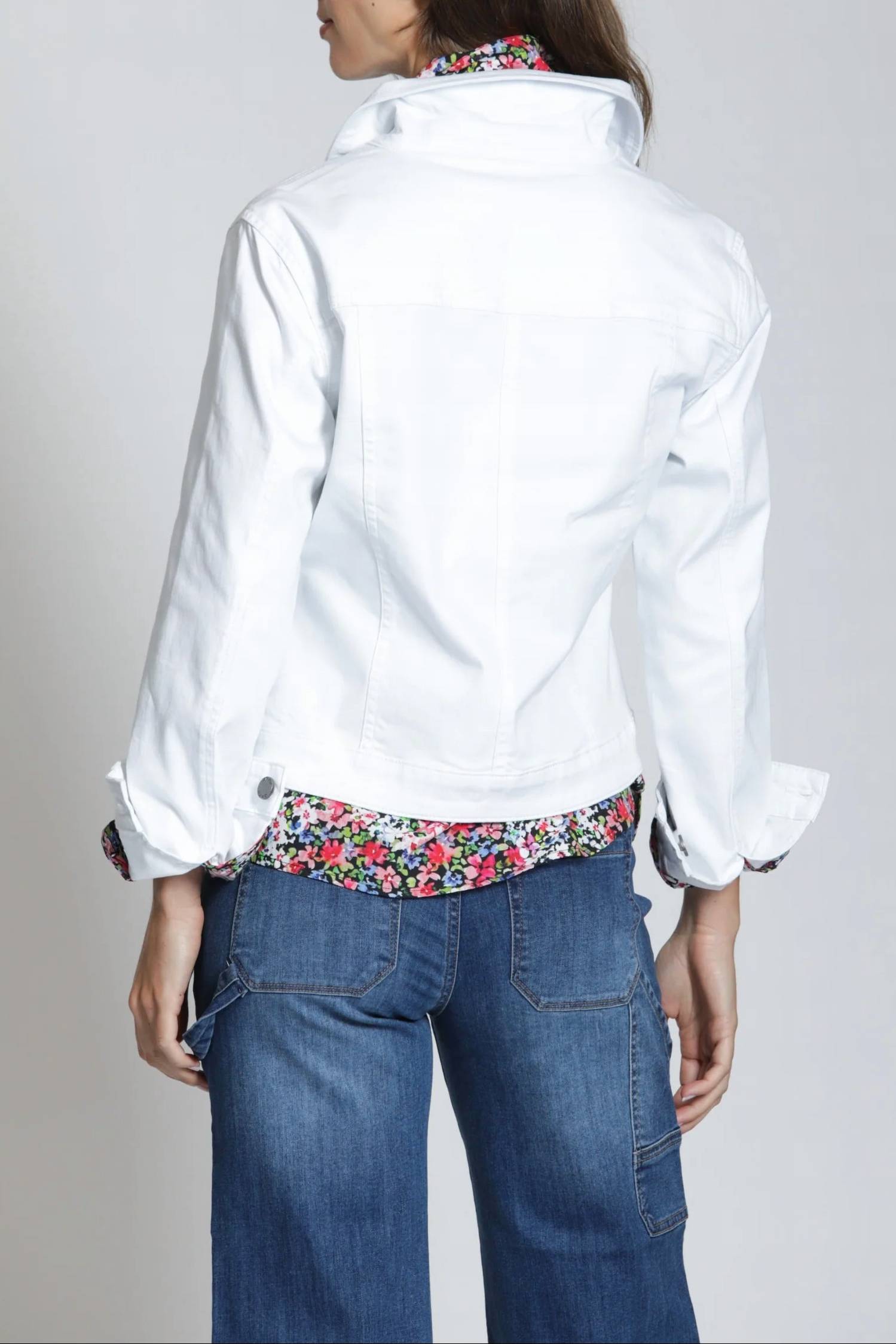 Apny - Frayed Detail Jean Jacket