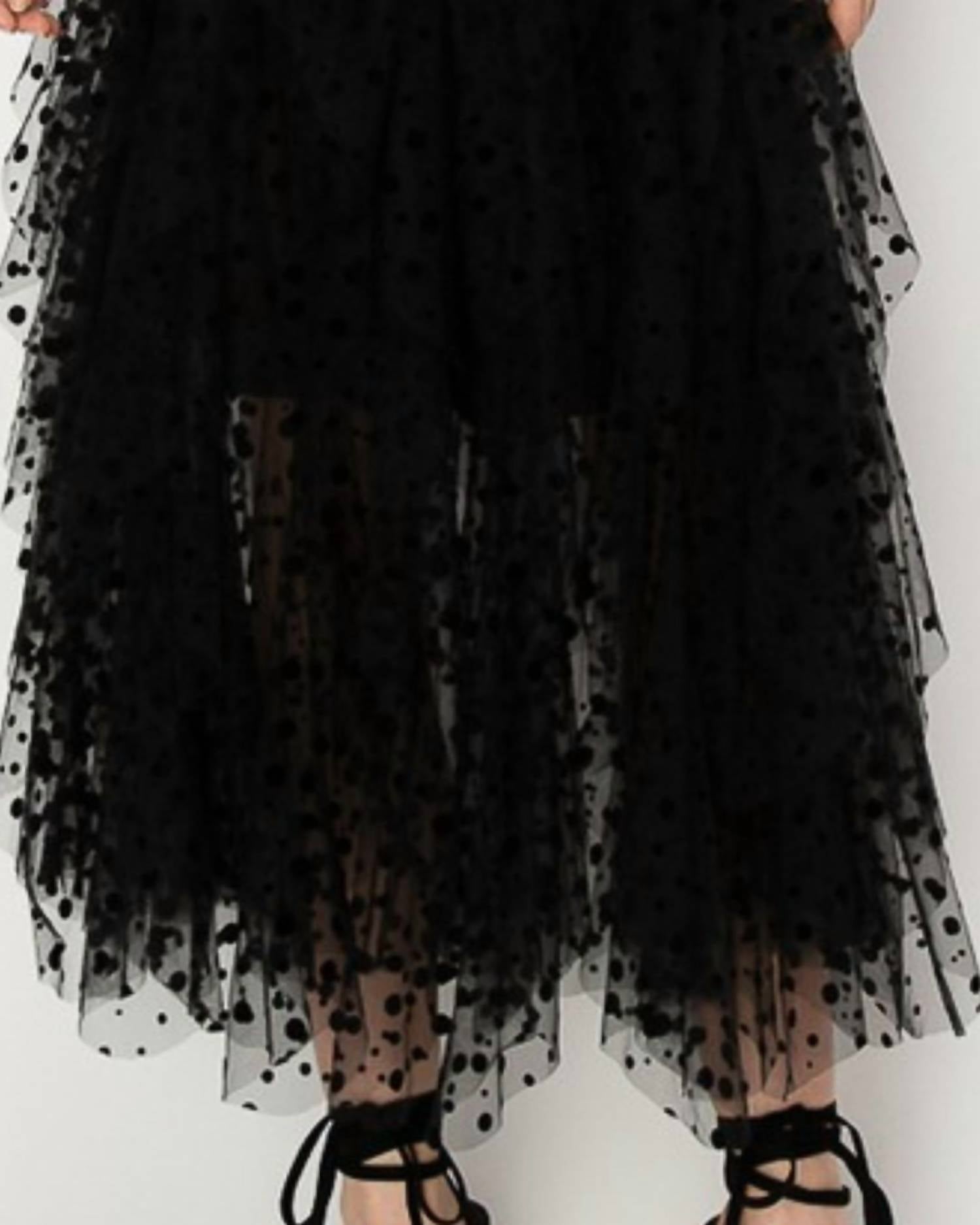 Ina Fashion - Tulle Ruffles Skirt