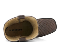 Forastero - Men's Real Leather Patterned Cowboy Boots