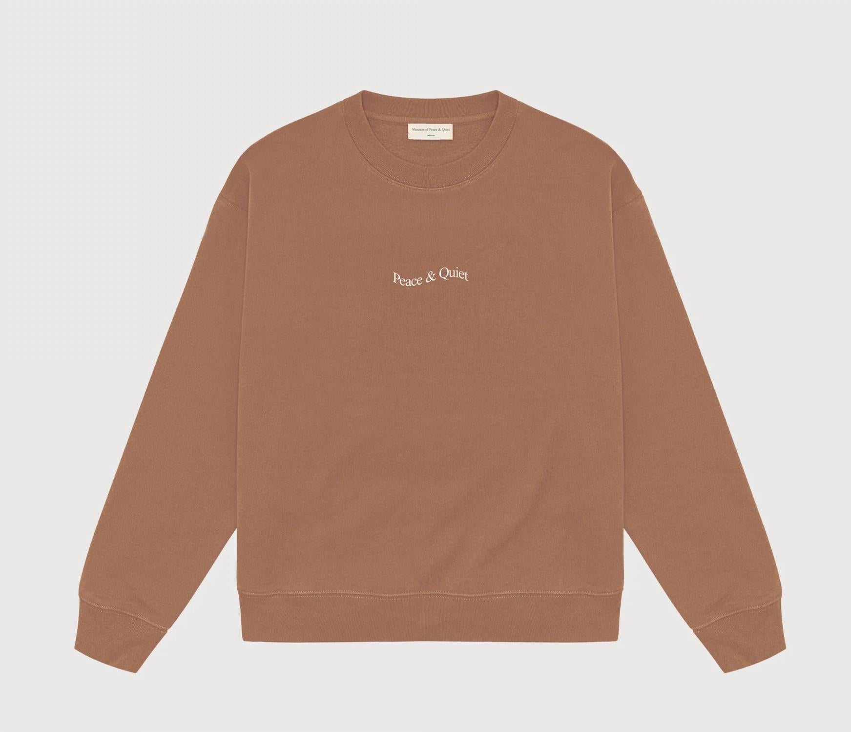 Museum Of Peace & Quiet - Women's Wordmark Crewneck Sweatshirt