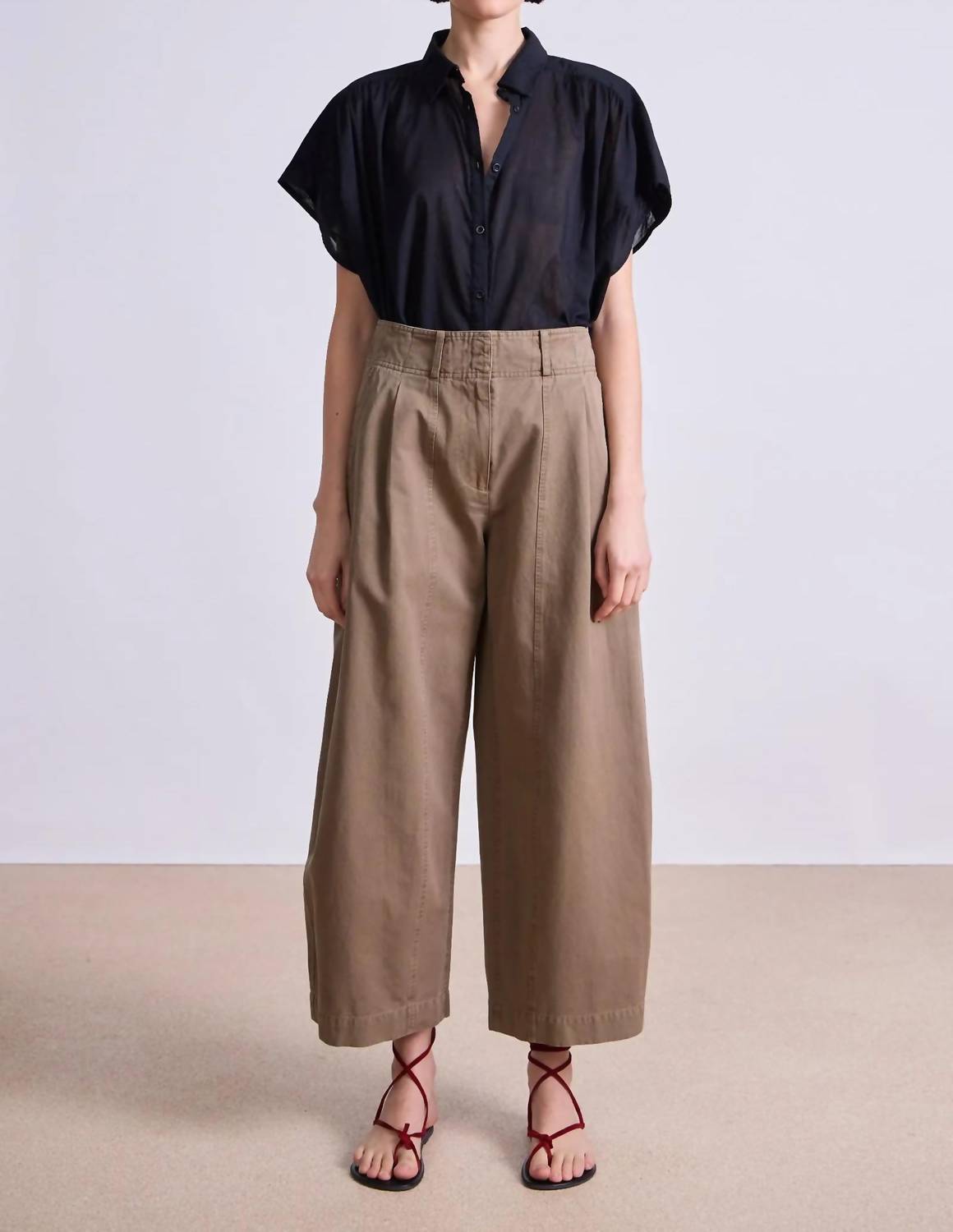 Apiece Apart - Cropped Cybil Trousers